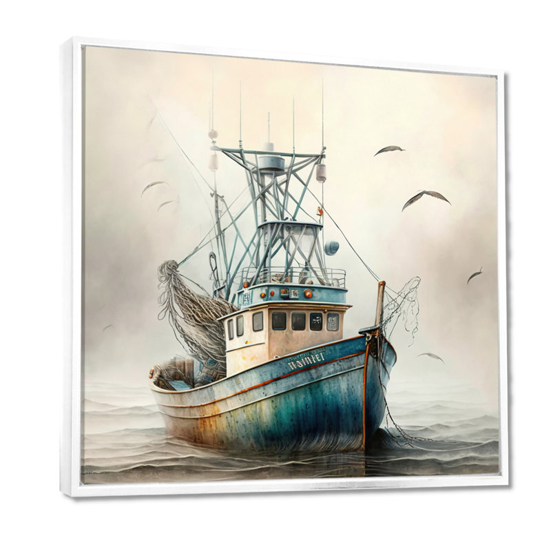 Impression sur toile, H 16 po x l 16 po, Cadre flottant blanc