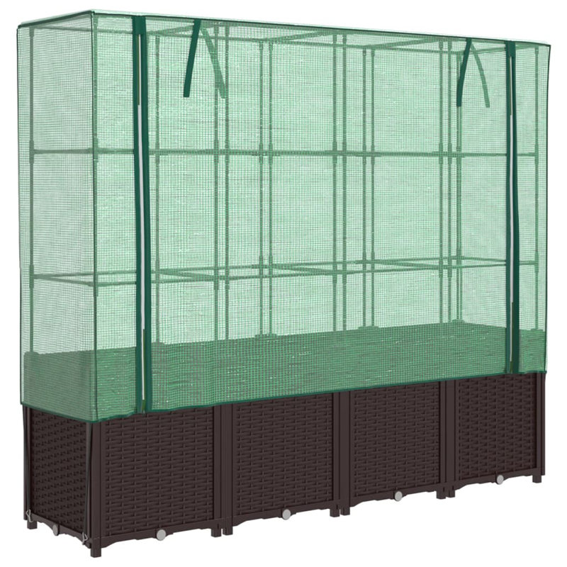 Raised Bed Polypropylene 63.0 In X 15.7 In, Brown