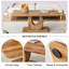 Table basse moderne et simple de luxe moderne de couleur bois. Le bureau d'ordinateur. La table de jeu.