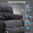 3 - Piece Upholstered Manual Reclining Sectional-1003992823