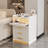 Eaden 3 Drawer Nightstand With Light-954609225