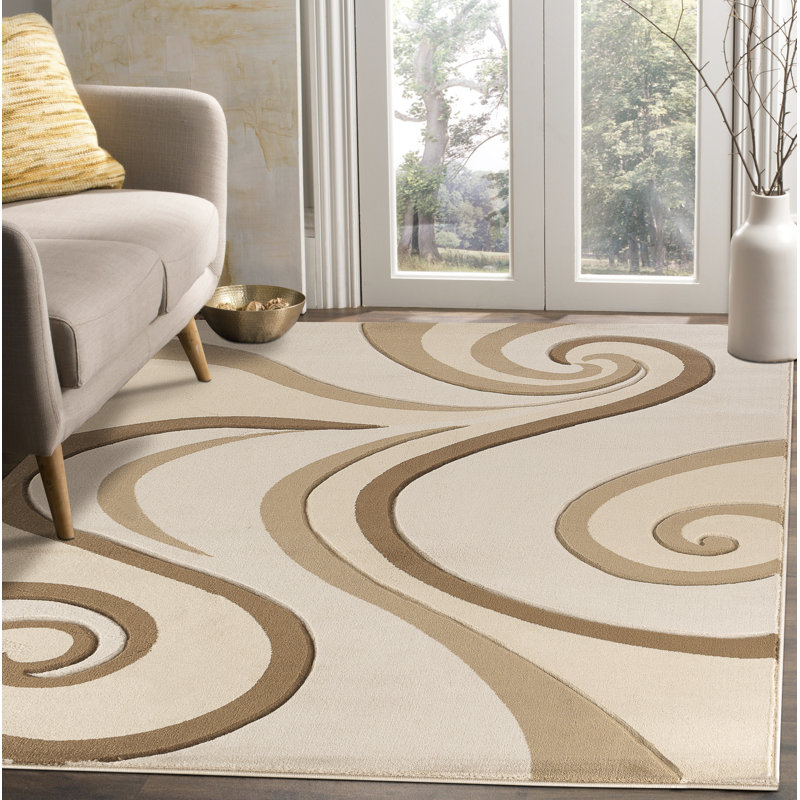 Amya Abstract Indoor Rug, Rectangle 5' x 7'