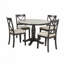 Ensemble 5 pièces de table et chaises pour 4 personnes