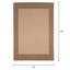 Tapis d'intérieur / extérieur naturel / cacao tissé à plat Sania-979687972