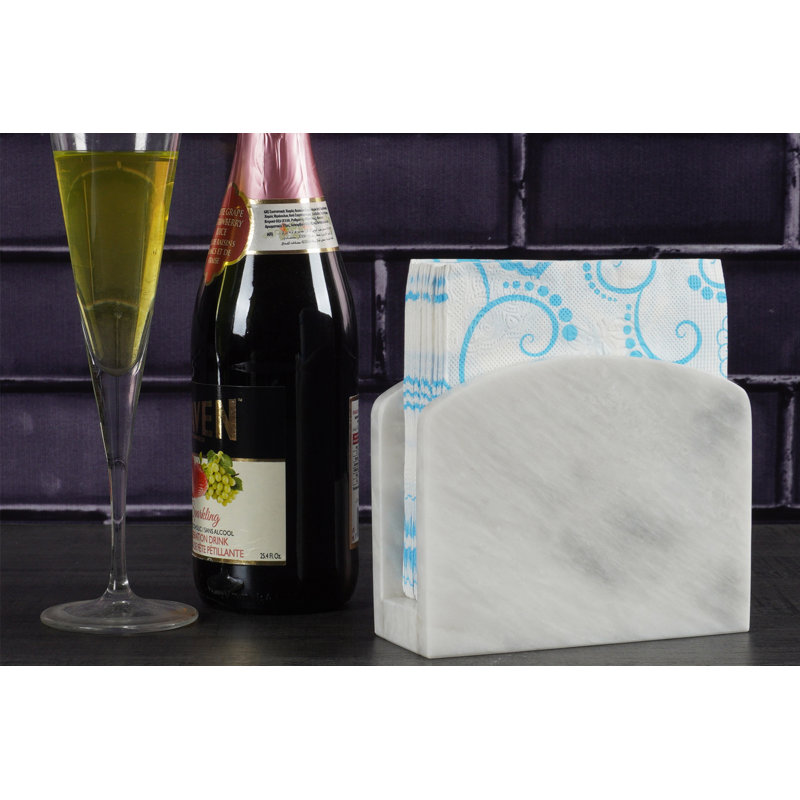 Porte-serviette fait à la main, Blanc