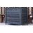 32" x 40" x 20" Charcoal Gray Mobile Wooden Planter Box with Lockable Wheels – Rustic Raised Garden Bed for Patio, Deck, or Balcony-295005925