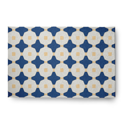 Tapis en chenille à boutons