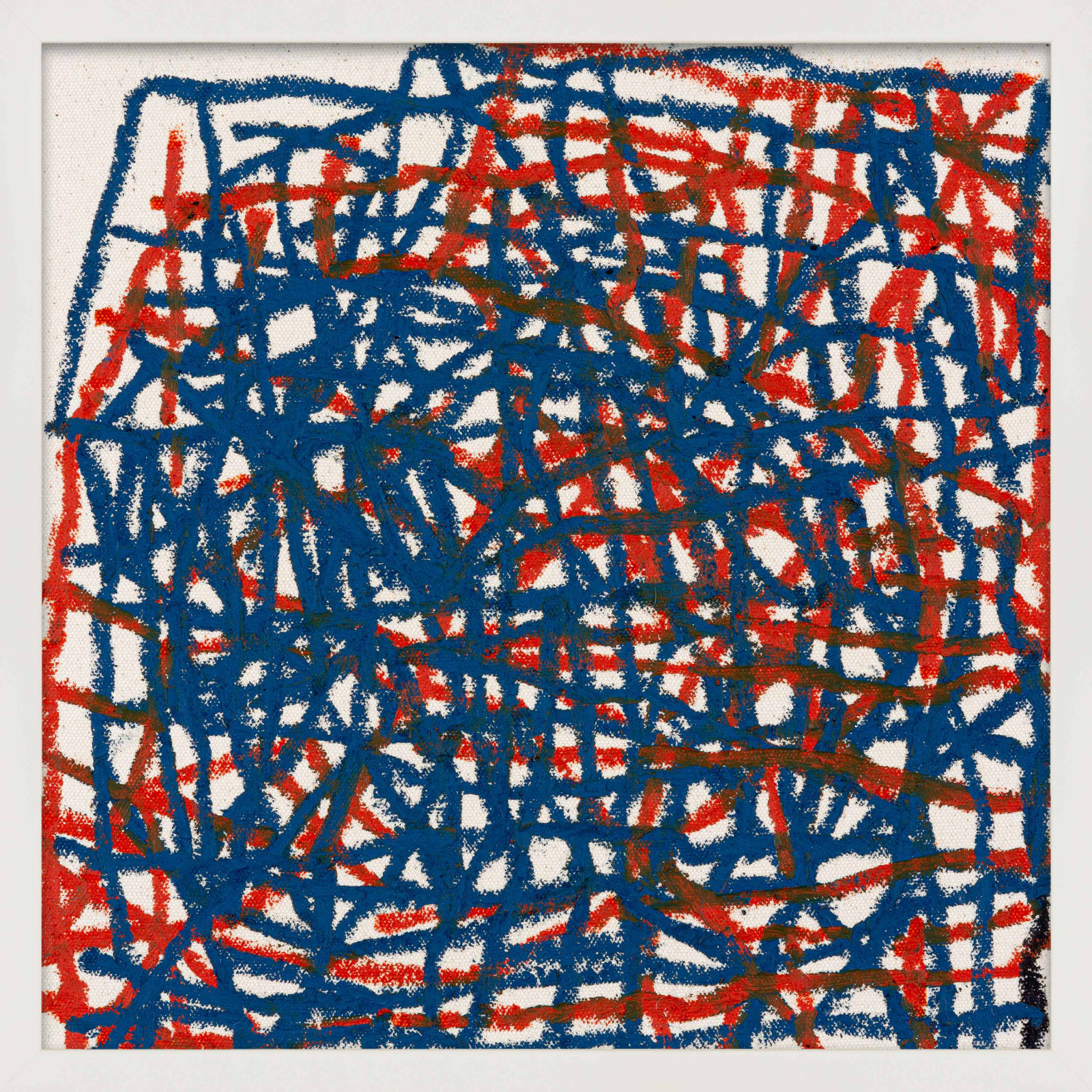 Crossroads by Stephanie Dennis, White, 24" H x 24" W  x 1.25" D