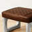 22.44'' Genuine Leather Rectangle  Ottoman&Pouf with nailhead trim-924334126