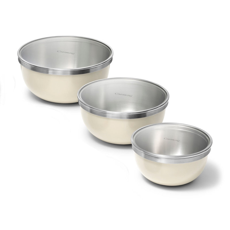 Ensemble de bols mélangeurs Carvi, Crème, Crème