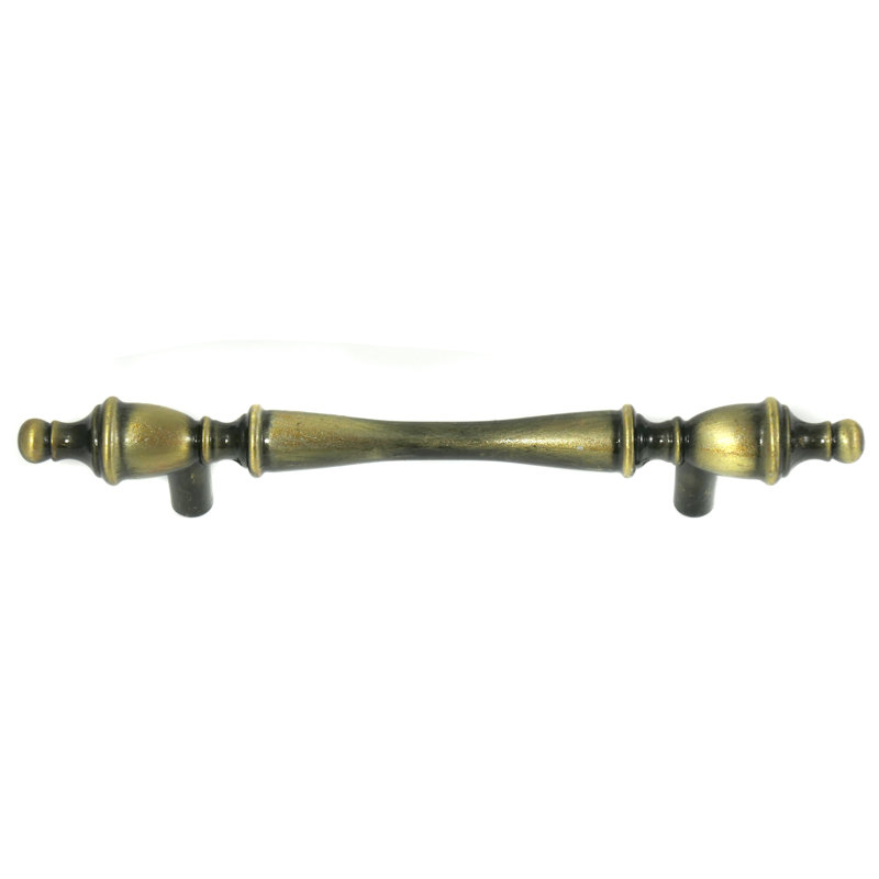 Poignée barre 3 po Classic Traditions, Laiton antique