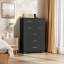 Armoire de rangement en bois à 7 tiroirs avec organisateur de sortie intégré pour la chambre à coucher, le salon et le bureau-130118496