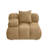 Chesnie Calliope Cafe Au Lait Performance Velvet Modular Corner Chair