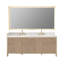 Meuble-lavabo double 84 po avec miroir Lala-1652627542