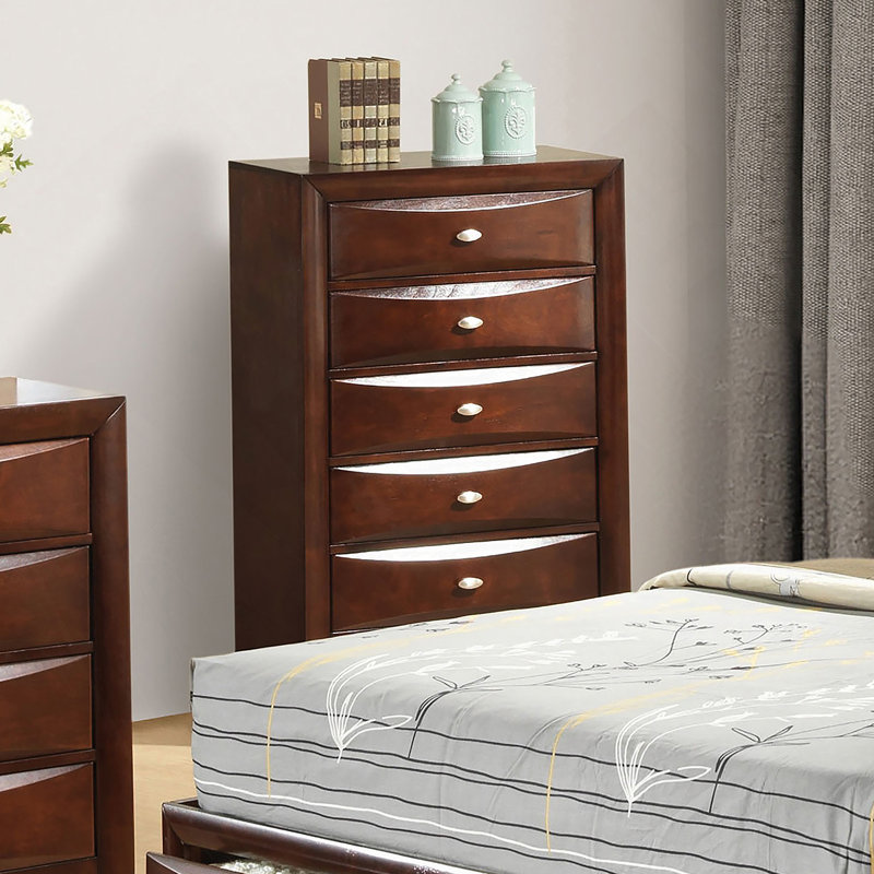 Mobilier de chambre à coucher 1 pièce, Cerisier