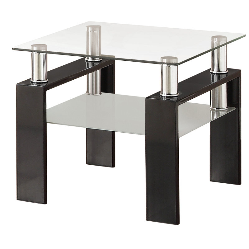 Oecusse Glass Top End Table