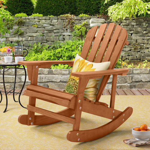 Wayfair | Outdoor Wood Patio Rocking Chairs & Gliders You'll Love in 2024