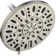 High Pressure 6-Setting 7" Rain Shower Head – Angle Adjustable, Anti-Clog Showerhead Jets, Tool-Free Installation-USA Standard Certified-Top U.S. Brand – 1.8 GPM