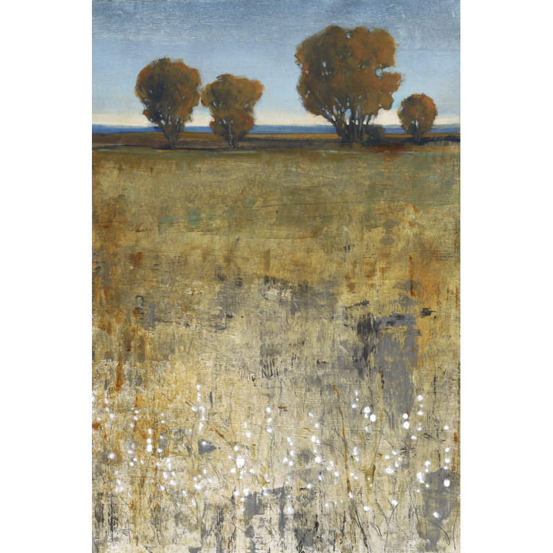 Arbres lointains I, H 12 po x l 8 po x P 1,25 po