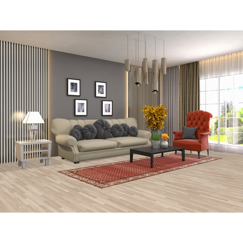 Tapis de couloir traditionnel All-Over 3 x 9