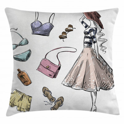 Indoor / Outdoor 26" Throw Pillow Cover