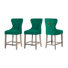 Kirsten Upholstered Counter Stool with Metal Frame