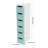 6 Drawers Storage Cabinet With Wheels-785998564