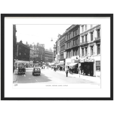 Leeds, Boar Lane C1965 - Single Picture Frame Print