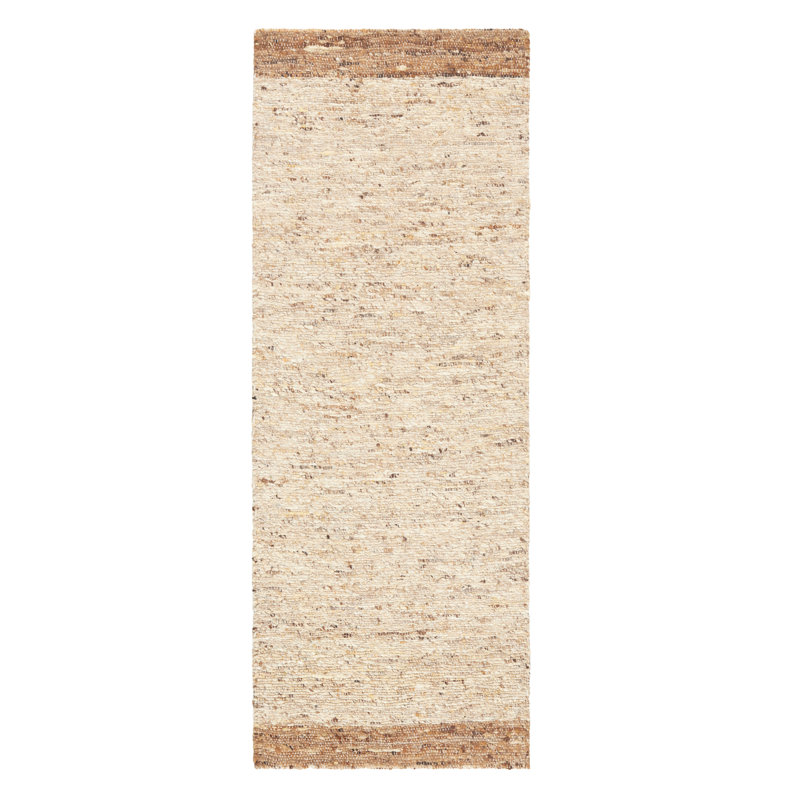Town & Country Terra Montana Handcrafted Area Rug Beige/Light Brown, Runner 2'5" x 7"