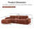 L-Shaped Soft Velvet Fabric-776434343-776434341