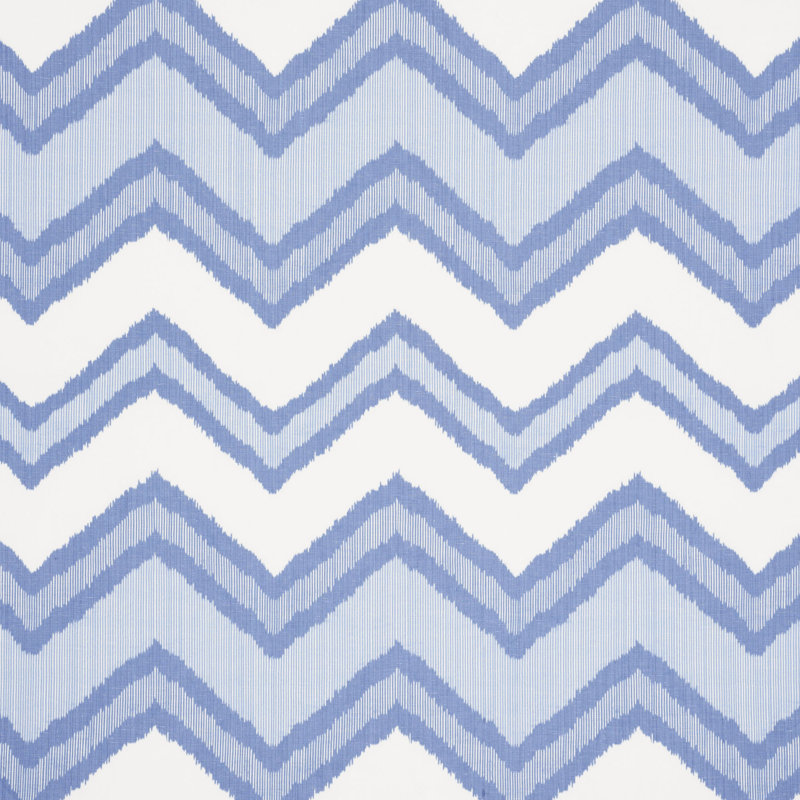Chevron Fabric, Blue