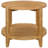 Round Solid Wood Side End Table