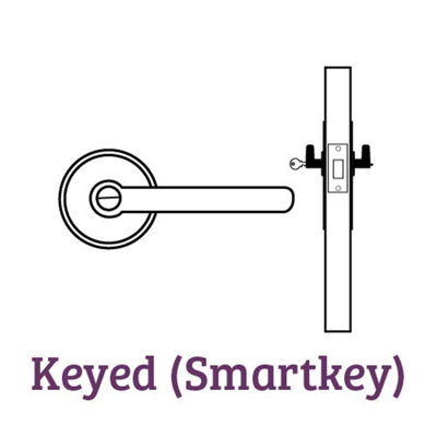Balboa Entry Door Lever with SmartKey®