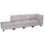 Canapé modulaire modulaire, siège de canapé convertible avec rangement, ensemble canapé-lit modulaire, combinaisons modulaires flexibles en tissu pour le salon (4 sièges)-132913944-132913947-132913951