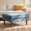 Miller 36" Linen Ottoman