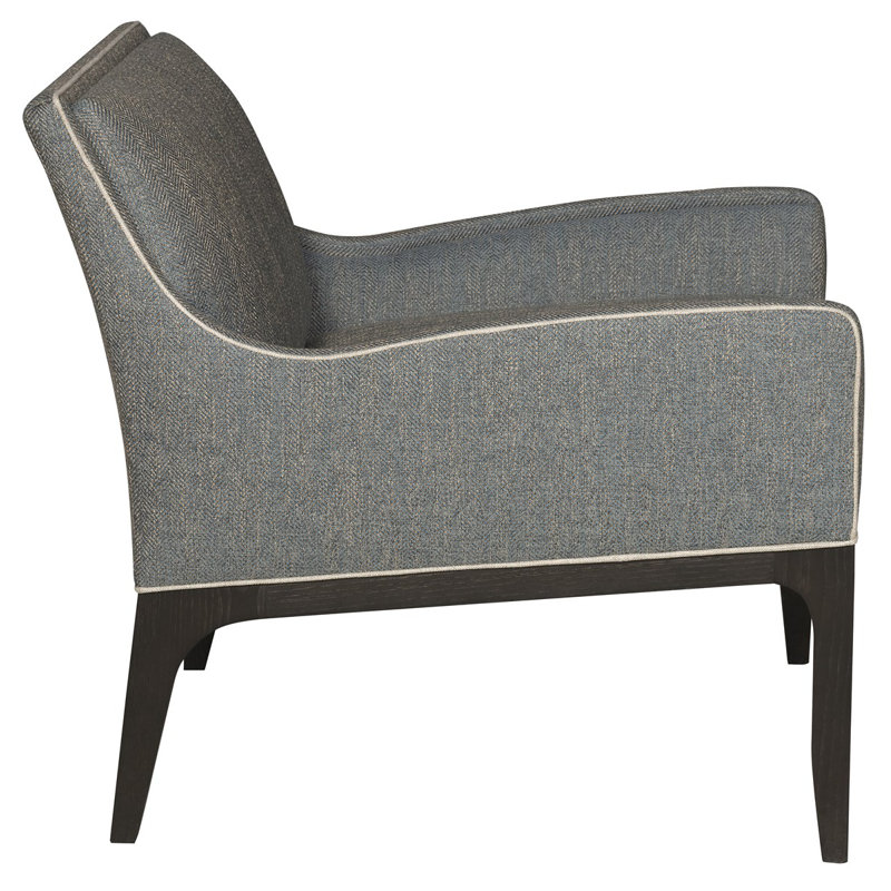 Thom Filicia Home Armchair, Ian Pewter, Havana