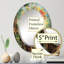 Aronia - Miroir mural moderne ovale-11118817