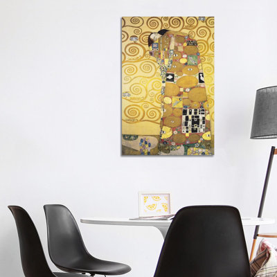Erfullung 1905 by Gustav Klimt - Wrapped Canvas Print
