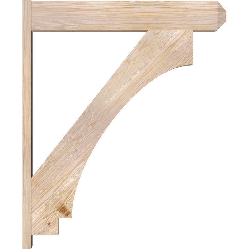 Persienne impériale, Sapin Douglas de 7 1/2 po (lisse), P 38 po x H 46 po