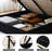 Gaillarde Hydraulic Lift Up Storage Upholstered Platform Bed-602637128-602637129