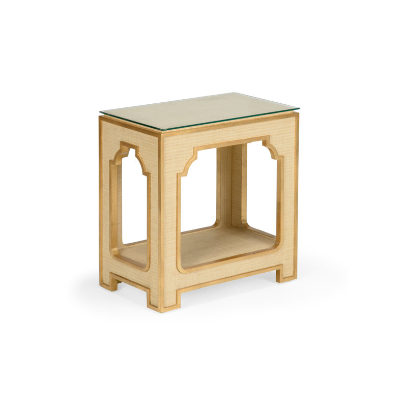 Yangon Glass End Table