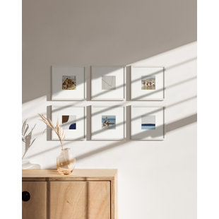 Everly Quinn Demarion Gallery Picture Frames, Multi Collage Square Photo  Frames for Wall and Tabletop