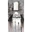 Gray building with passersby - 24"x48" Framed canvas