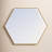 Sabine Metal Hexagon Wall Mirror-1034813054-1034812992