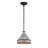 Wry Lighting Jasper 1-light Pendant in Antique Black Iron