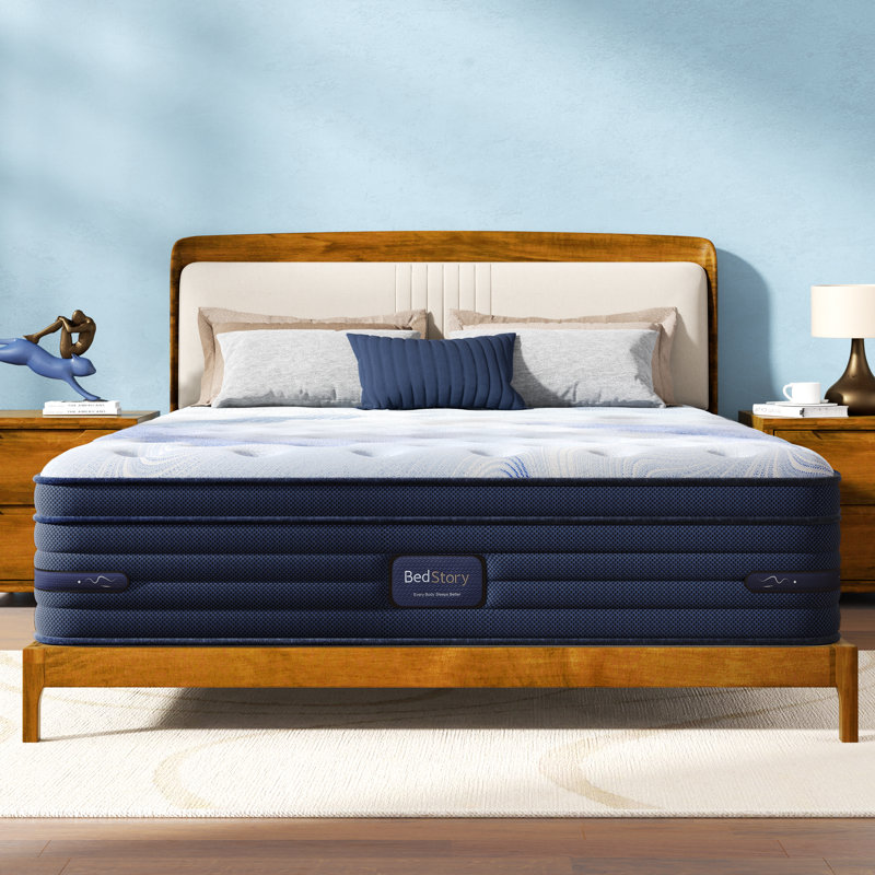 14" Firm Hybrid Mattress with Wool Layer & 3-Zone Support- CertiPUR-US/OEKO-TEX, 14", King