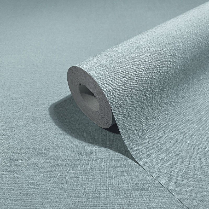 Murshed The New Textures Book Fabric Effect Design Wallpaper Roll, Teal