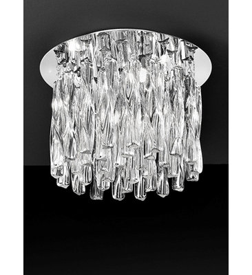 Sabine Glass Flush Mount
