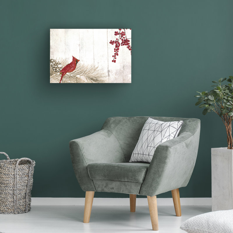 Art sur toile Sasha Cardinal Christmas V, H 12 po x l 19 po