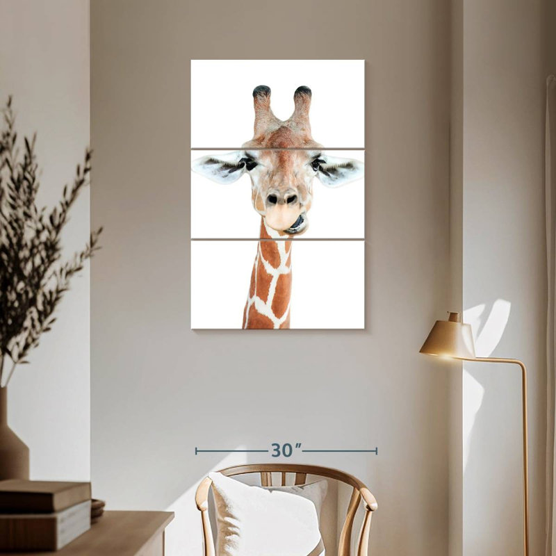 Brampt Cheeky Happy Giraffe, 57" H x 36" W